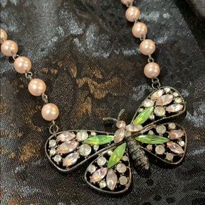 Butterfly jewel necklace